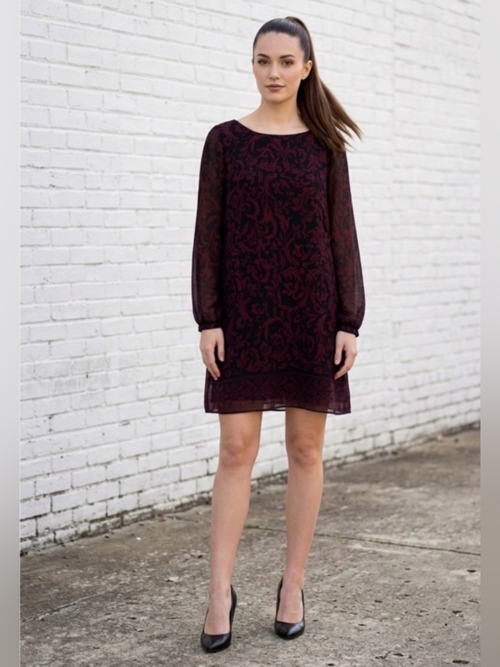 Atmosphere Floral long sleeve Dress